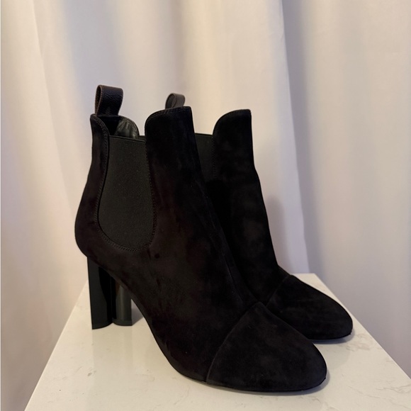 Louis Vuitton Shoes - Louis Vuitton Uniform Suede Booties – Size 37.5 – Made in Italy